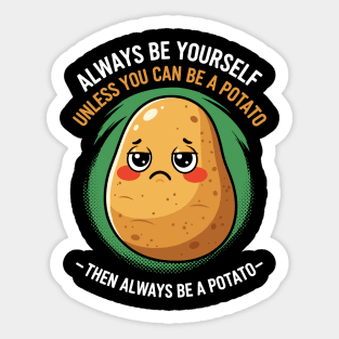 Funny Potato Meme Sticker